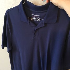 Saddlebred navy blue polo
